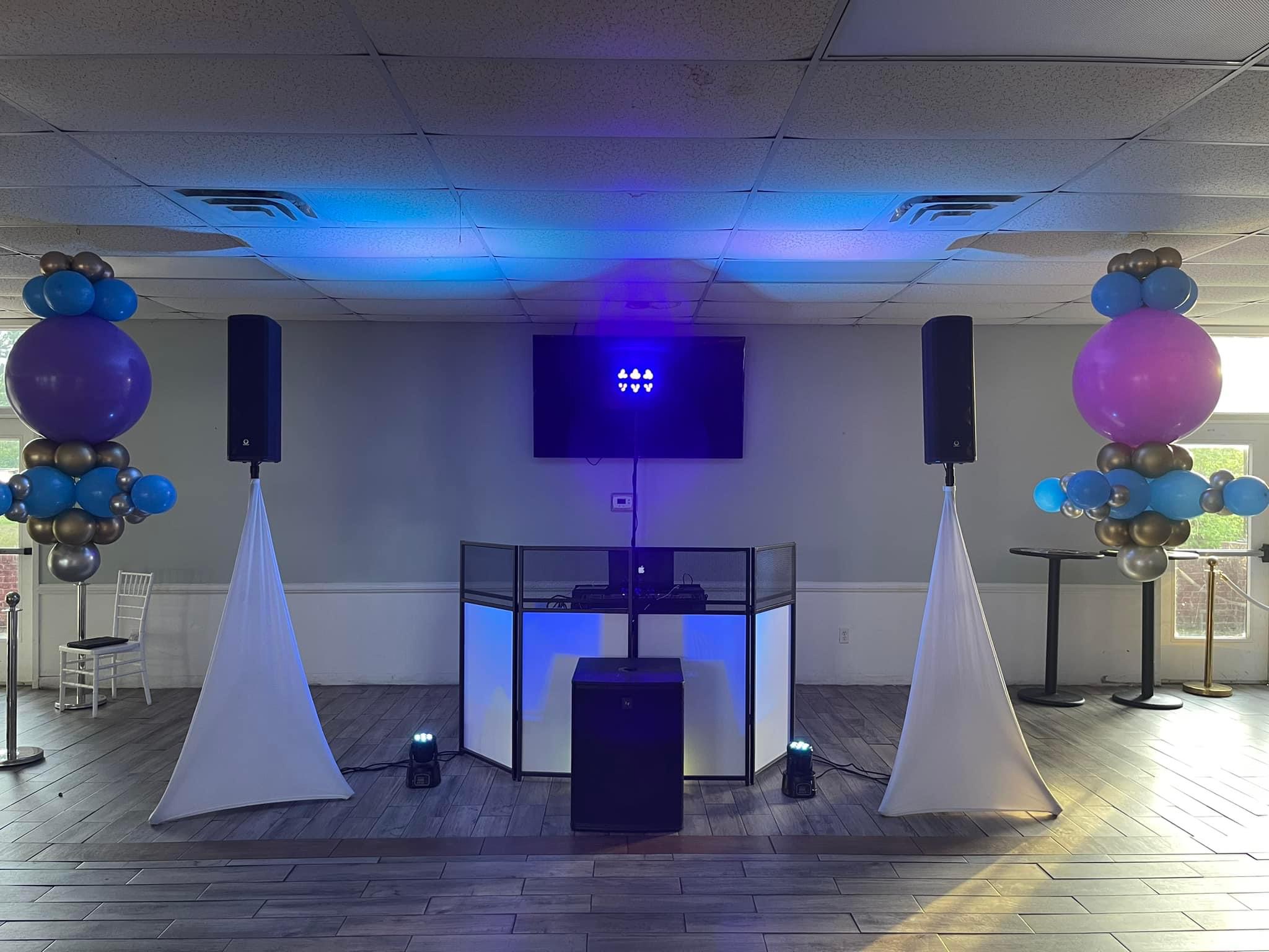 Event DJ Equipment Setup